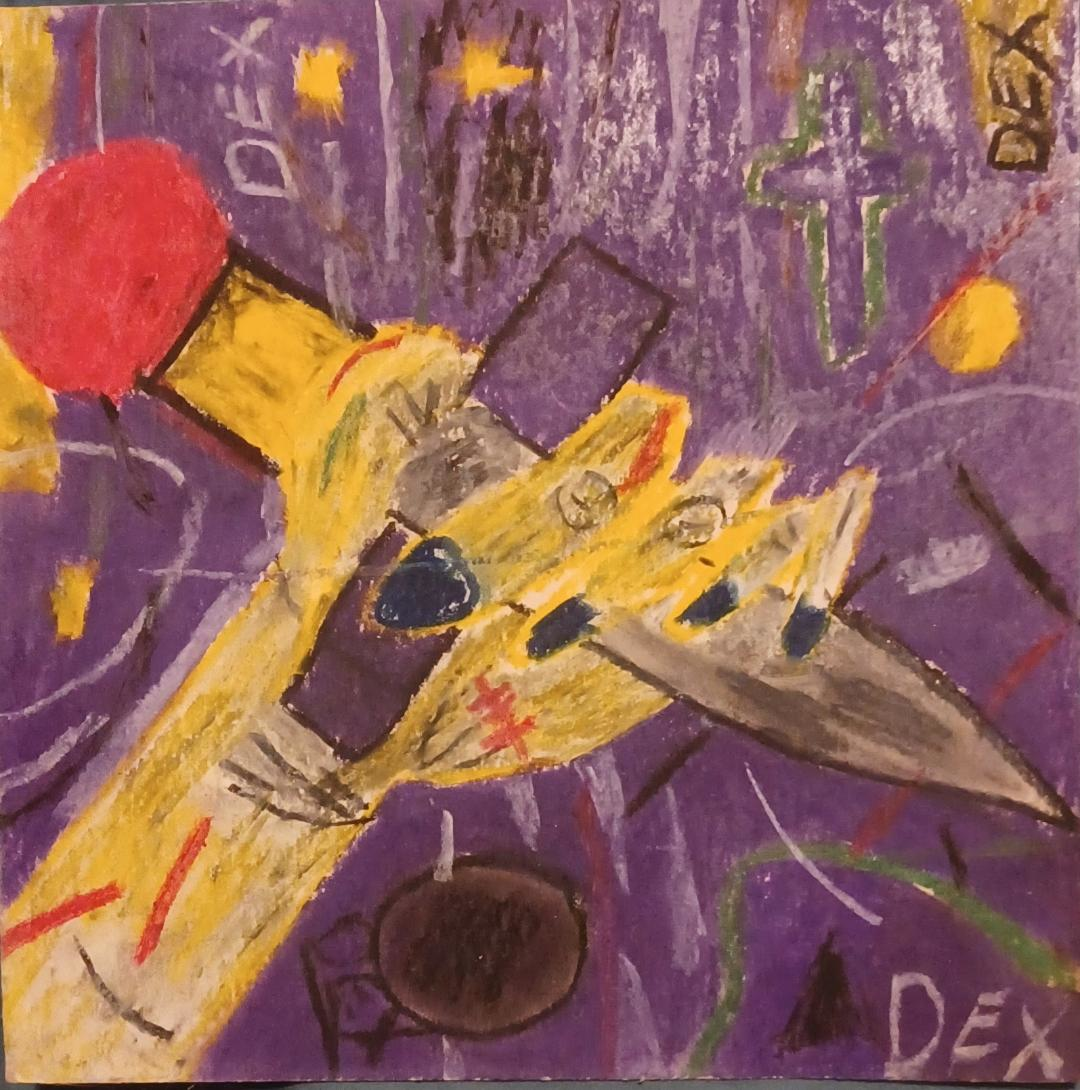 microphone / knife, Dexter Romweber