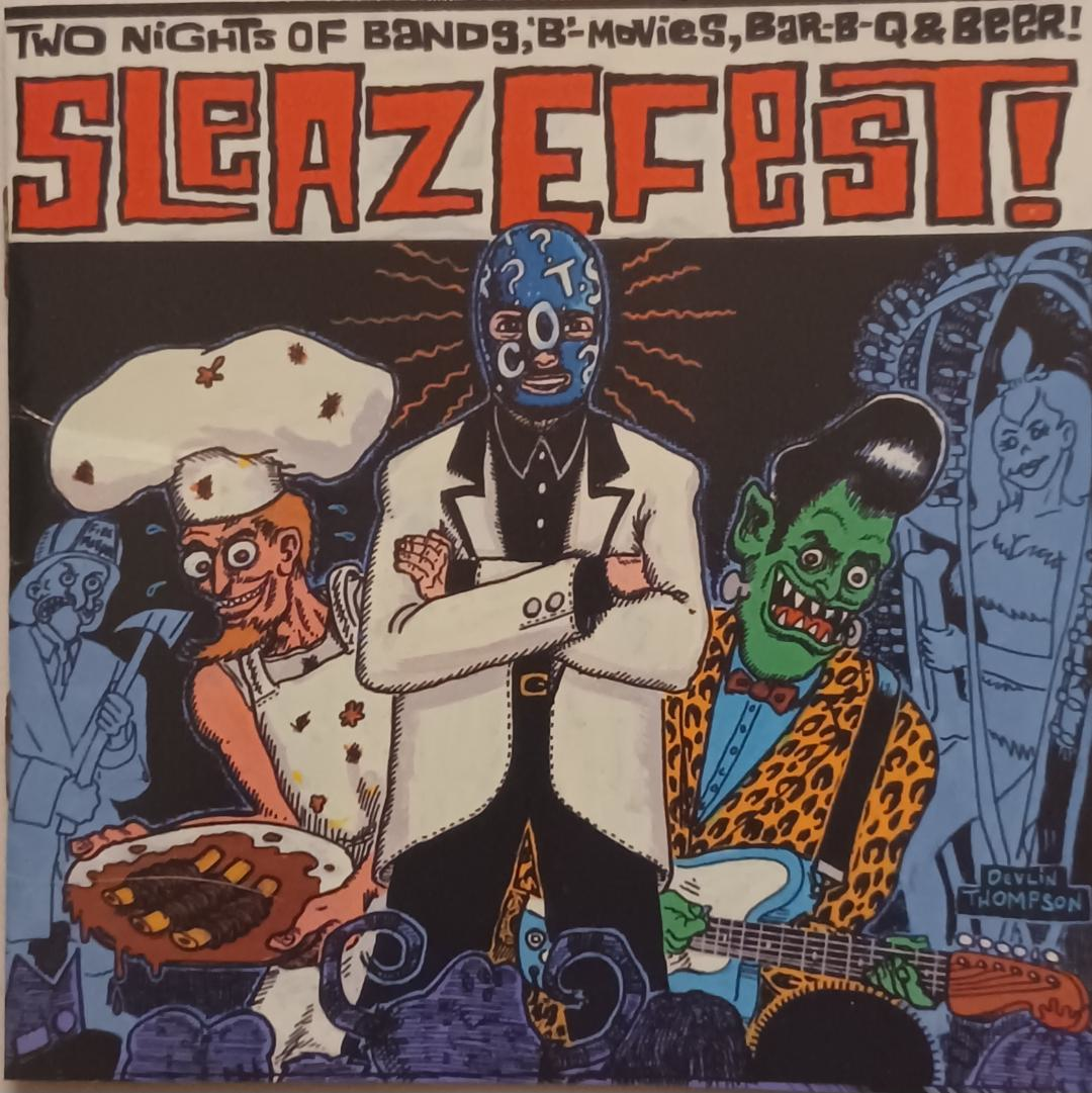 Sleazefest! CD cover art, Devlin Thompson