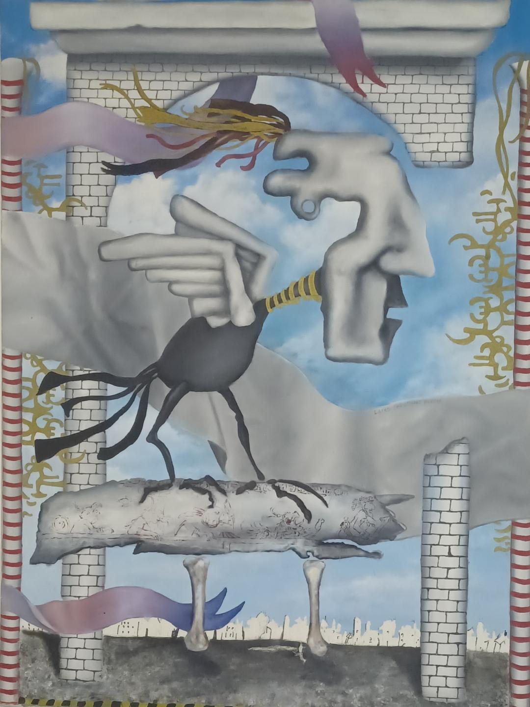 unnamed acrylic painting, Laird Dixon